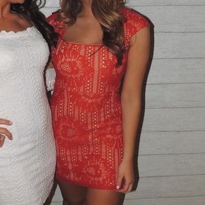 Red lulus dress